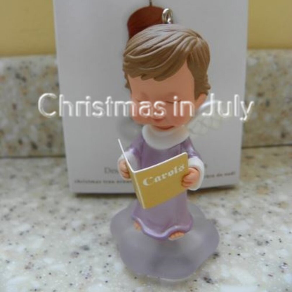 Hallmark 2012 Sterling Rose Mary's Angels Series Christmas Ornament